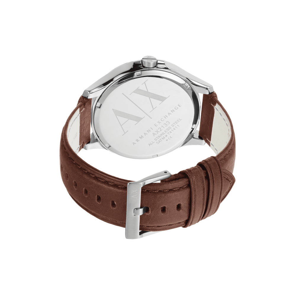 Armani Exchange Men's Leather Watch - AX2133 Watches Armani Exchange 