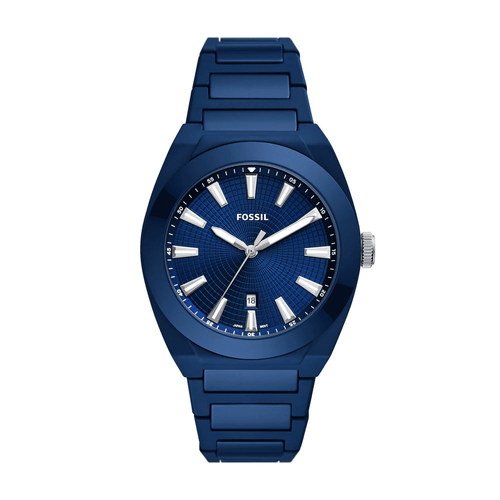 Fossil Everett Blue Ceramic Watch CE5029 Bevilles Jewellers 