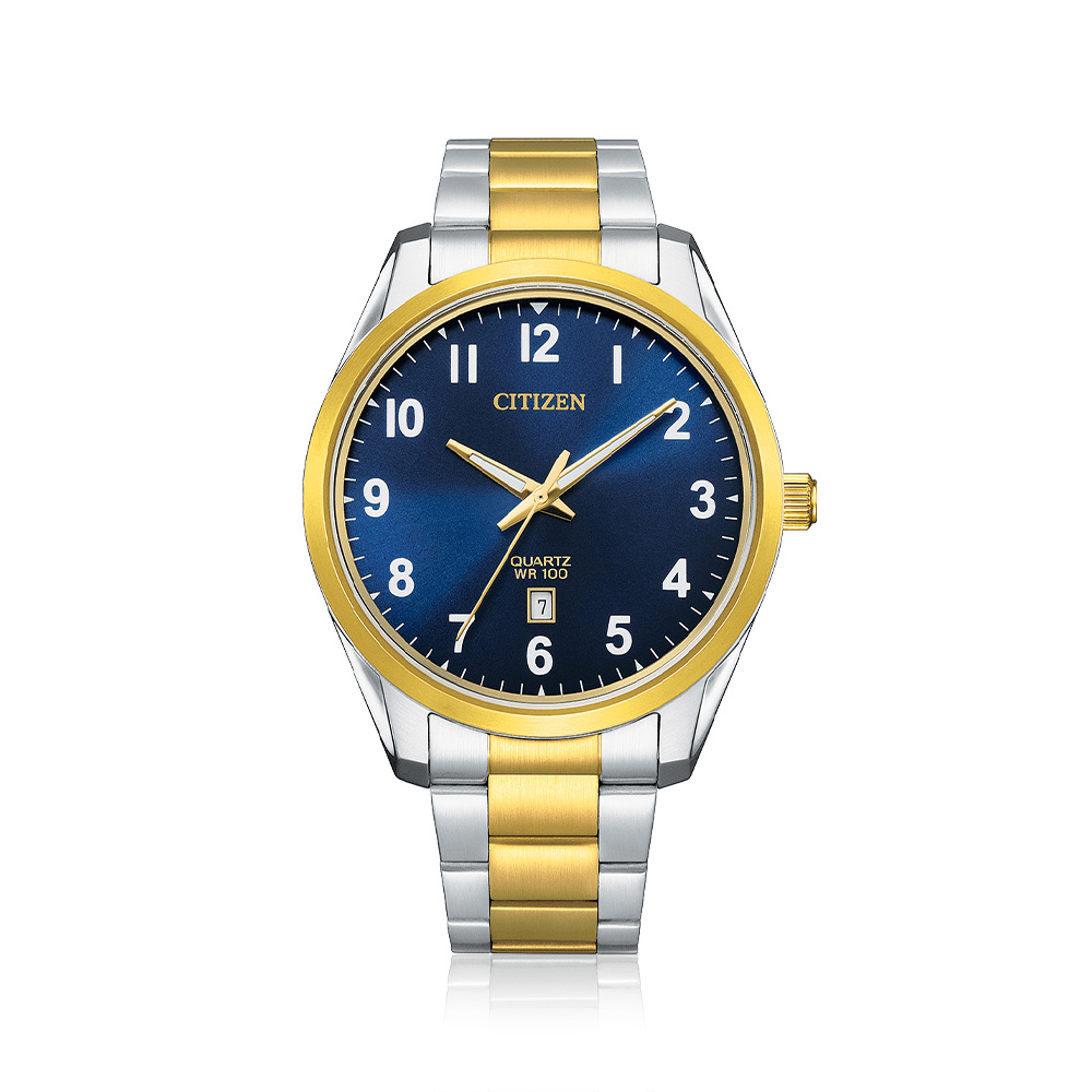 Citizen Dress Quartz Men's Blue Watch BI1036-57L Watches Citizen 