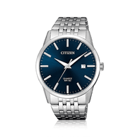 Citizen Men's Silver Stainless-Steel Blue Face Watch Model BI5000-87L Watches Citizen 