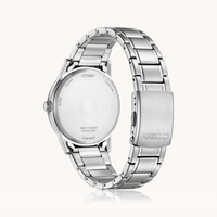 Citizen Dress Eco-Drive Men's White Watch AW0100-86A Watches Citizen 