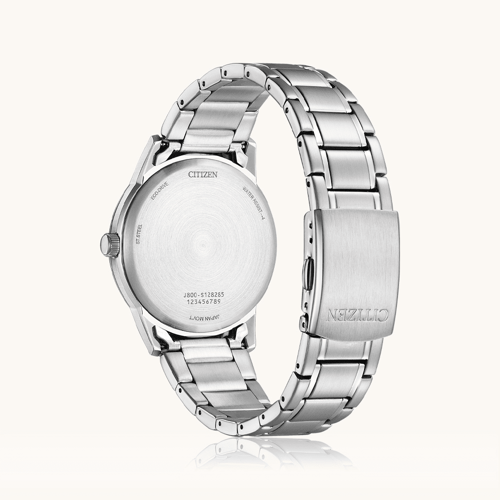 Citizen Dress Eco-Drive Men's White Watch AW0100-86A Watches Citizen 