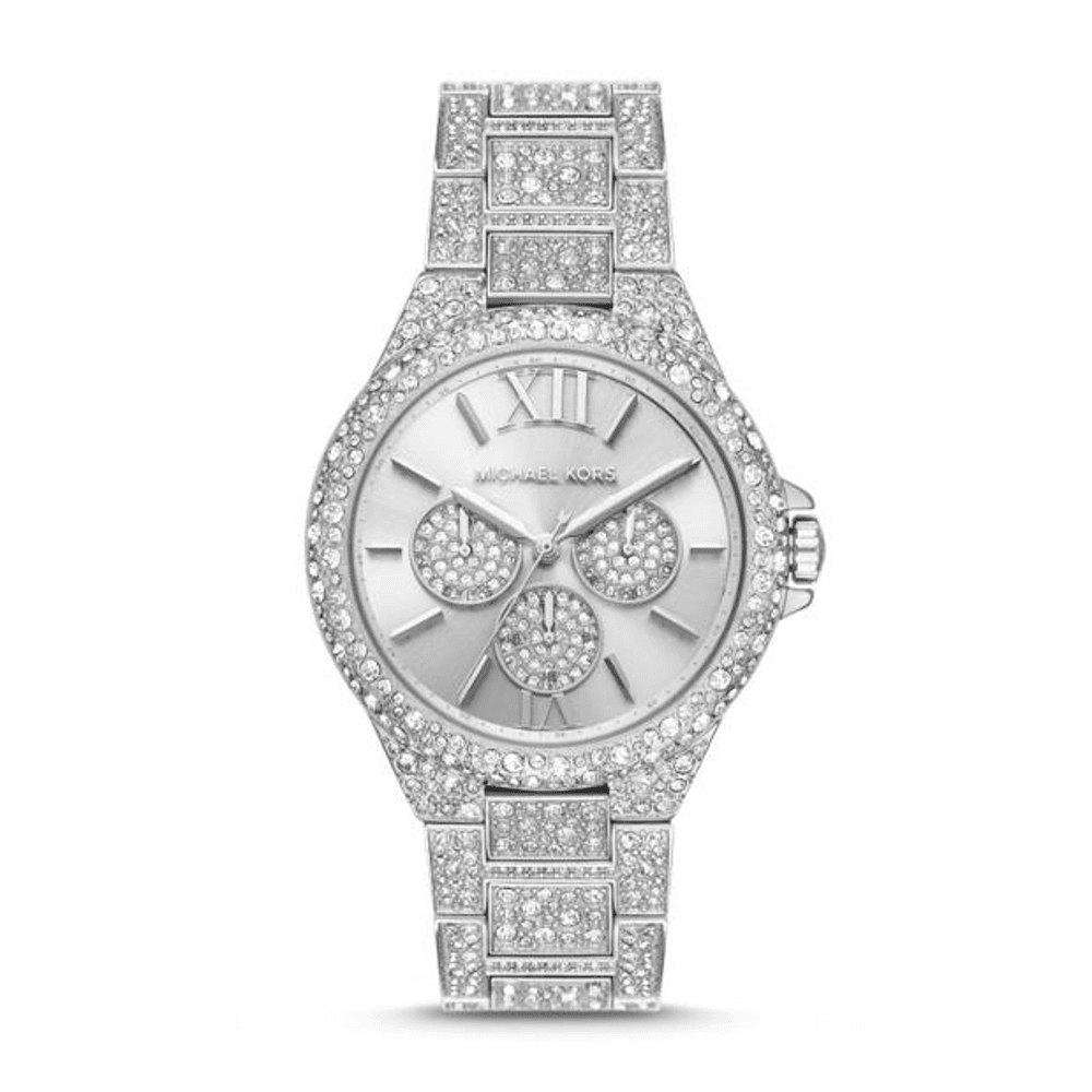 Michael Kors Camille Silver Glitz Women's Watch MK6957 Watches Michael Kors 