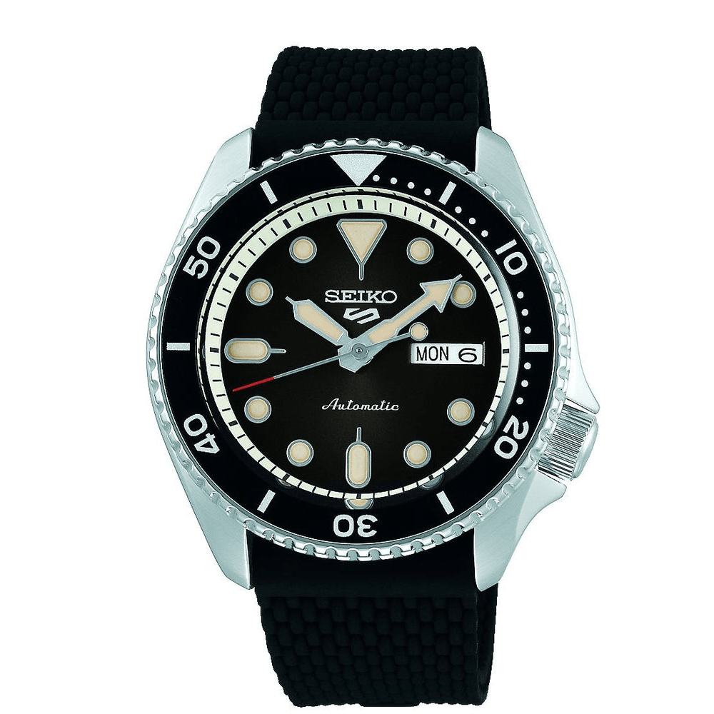 Seiko 5 Sports Men's Automatic Black Watch SRPD73K Watches Seiko 