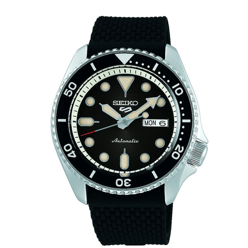 Seiko 5 Sports Men's Automatic Black Watch SRPD73K Watches Seiko 