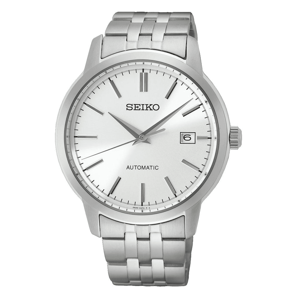 Seiko Silver Men's Analogue Watch SRPH85K Watches Seiko 
