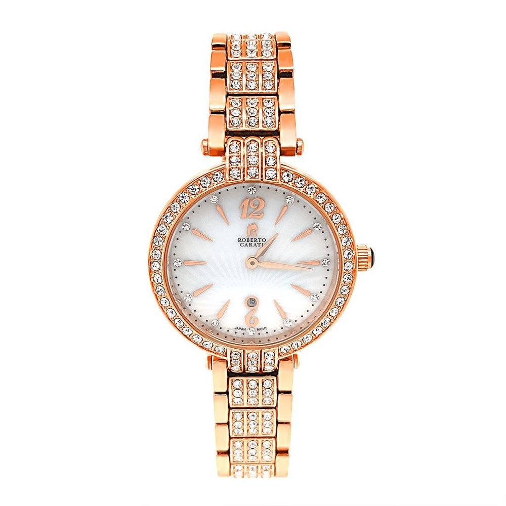 Roberto Carati Winslet Crystal Rose Coloured Women's Watch M9061-V3 Watches Roberto Carati 