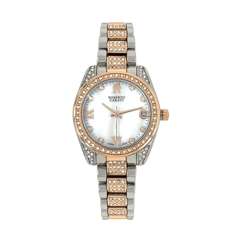 Roberto Carati Luna Rose and Silver Watch Watches Roberto Carati 