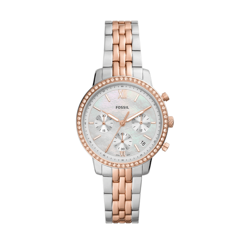 Fossil Neutra ES5279 Two Tone Women's Watch Bevilles Jewellers 
