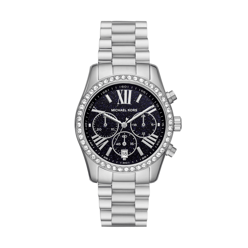 Michael Kors Lexington Silver Women's Watch MK7277 Bevilles Jewellers 