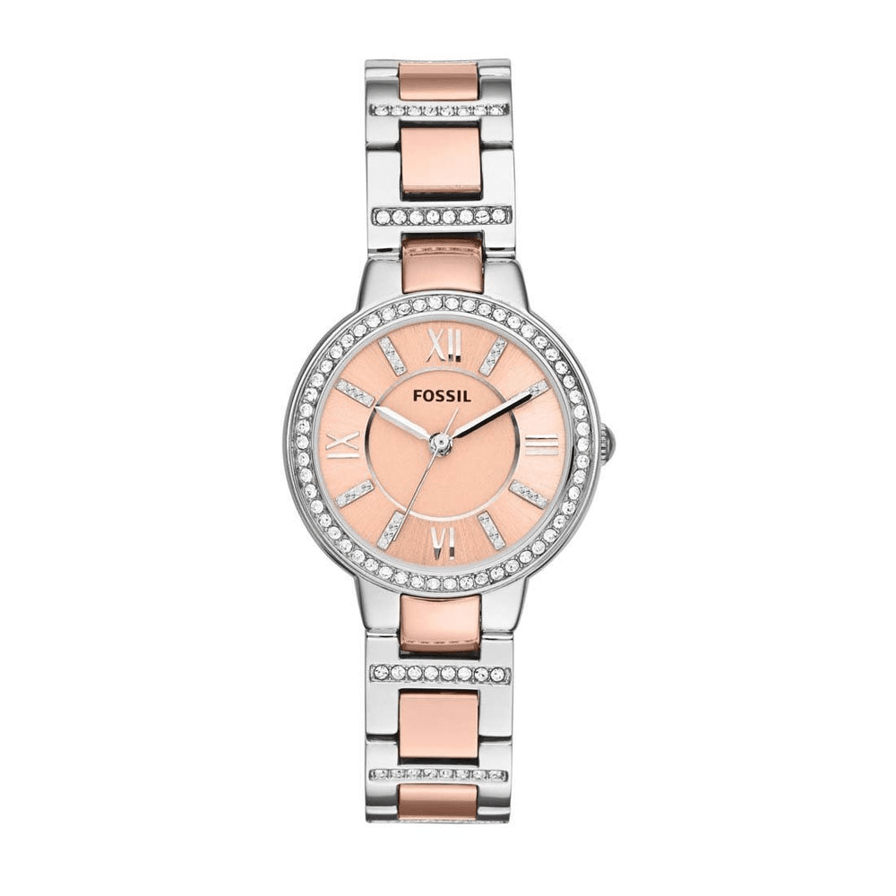 Fossil Virginia Ladies Two-Tone Stainless Steel Watch ES3405 Watches Fossil 