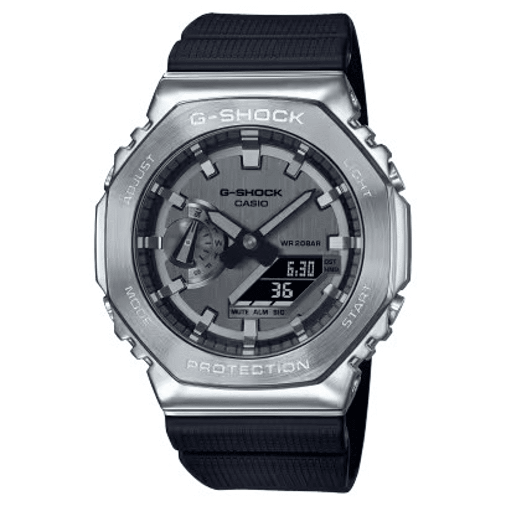 Casio G-Shock Men's Analogue-Digital Steel and Black Watch GM2100-1ADR Watches Casio 