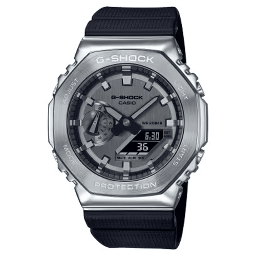 Casio G-Shock Men's Analogue-Digital Steel and Black Watch GM2100-1ADR Watches Casio 