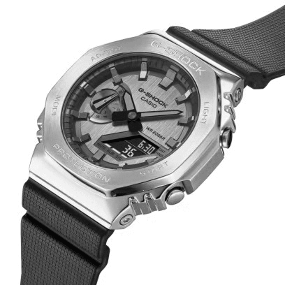 Casio G-Shock Men's Analogue-Digital Steel and Black Watch GM2100-1ADR Watches Casio 