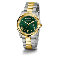 Guess Connoisseur Two Tone and Green Men's Watch GW0265G8 Watches Guess 