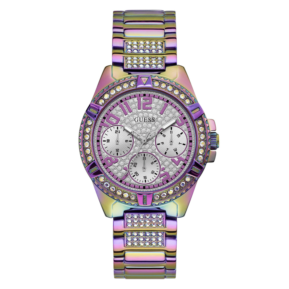 Guess Ladies Frontier Crystal Multi Colour Glitz Watch GW0044L1 Watches Guess 