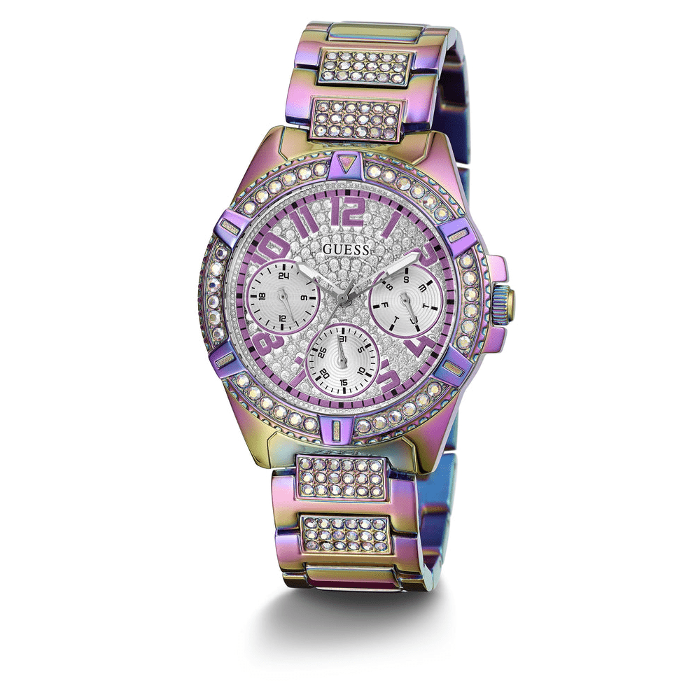 Guess Ladies Frontier Crystal Multi Colour Glitz Watch GW0044L1 Watches Guess 