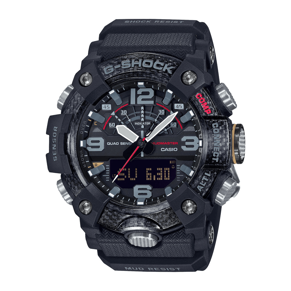 CASIO G-Shock MASTER OF G MUDMASTER BLACK FACE CASE DIG ANA Watches Casio 