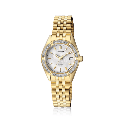 Citizen Ladies Gold Stone Set Watch EU6062-50D Watches Citizen 