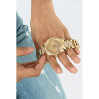Guess Lady Frontier Crystal Gold Watch W1156L2 Watches Guess 