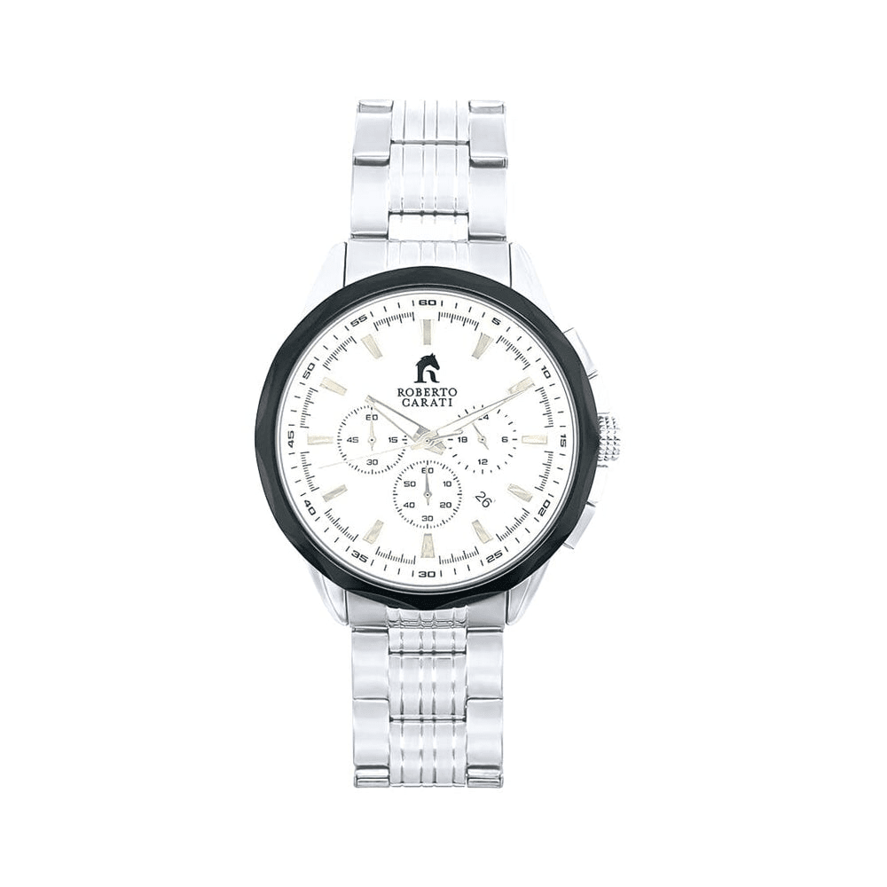 Roberto Carati Gareth White and Silver Men's Watch CA262-V10 Watches Roberto Carati 