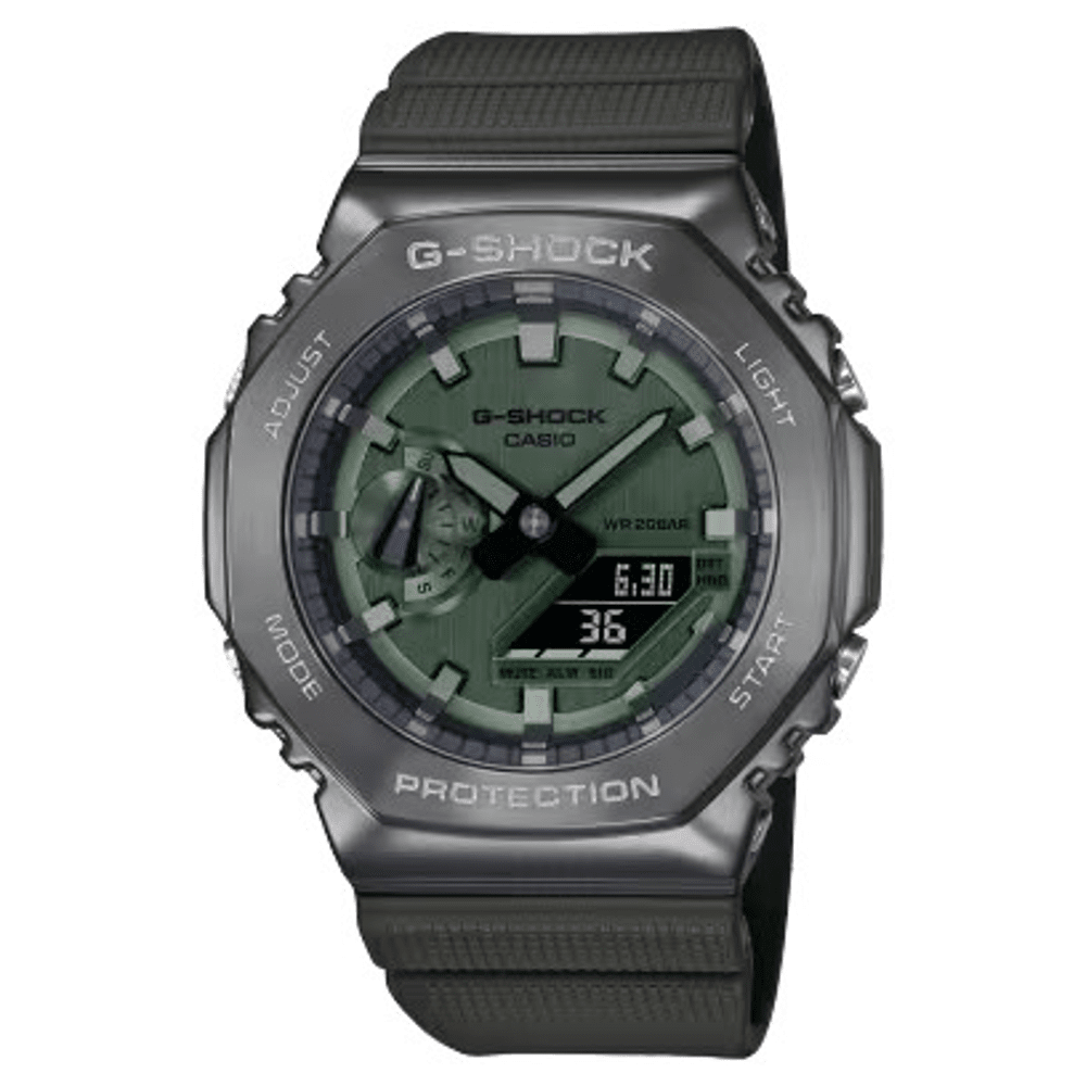 Casio G-Shock Men's Dark Green Watch GM-2100B-3ADR Watches Casio 