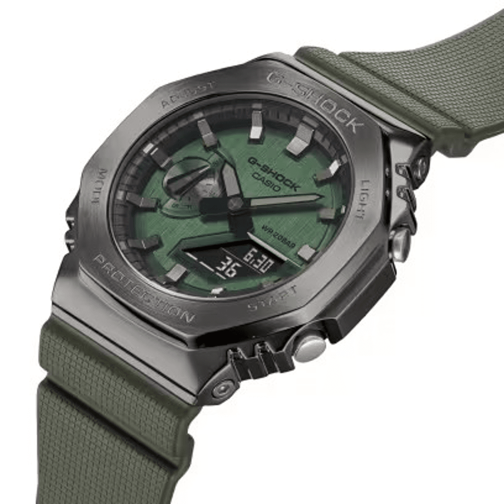 Casio G-Shock Men's Dark Green Watch GM-2100B-3ADR Watches Casio 