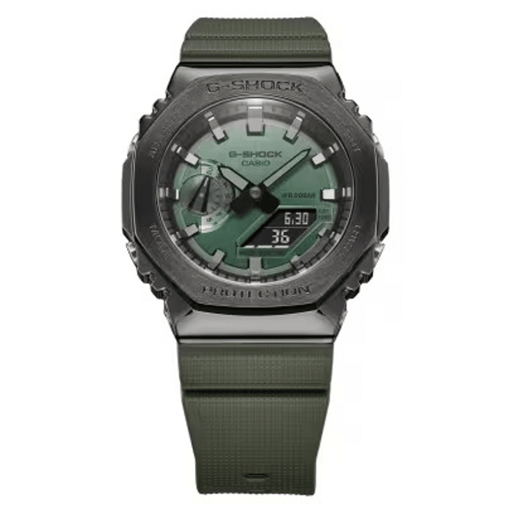 Casio G-Shock Men's Dark Green Watch GM-2100B-3ADR Watches Casio 