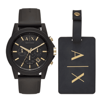 Armani Exchange Watch and Luggage Tag Gift Set AX7105 Watches Armani Exchange 