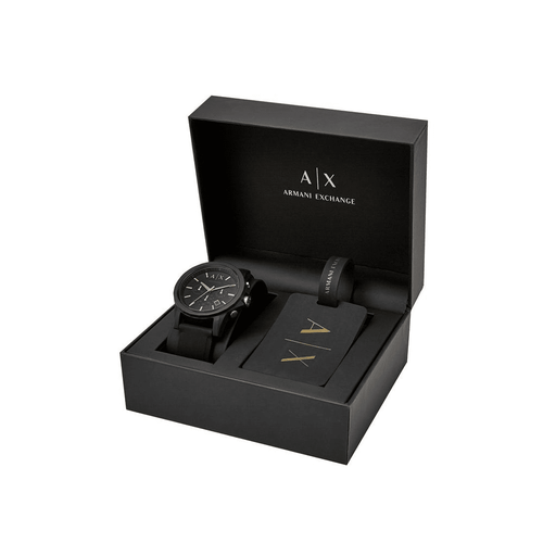 Armani Exchange Watch and Luggage Tag Gift Set AX7105 Watches Armani Exchange 