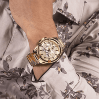 Guess King Gold Glitz Men's Watch GW0497G2 Watches Guess 