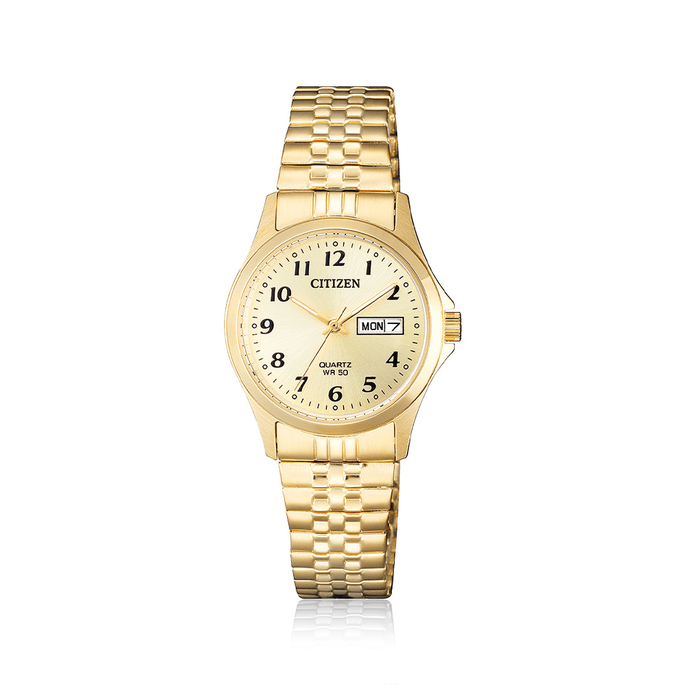 Citizen Gold Tone Watch EQ2002-91P Watches Citizen 