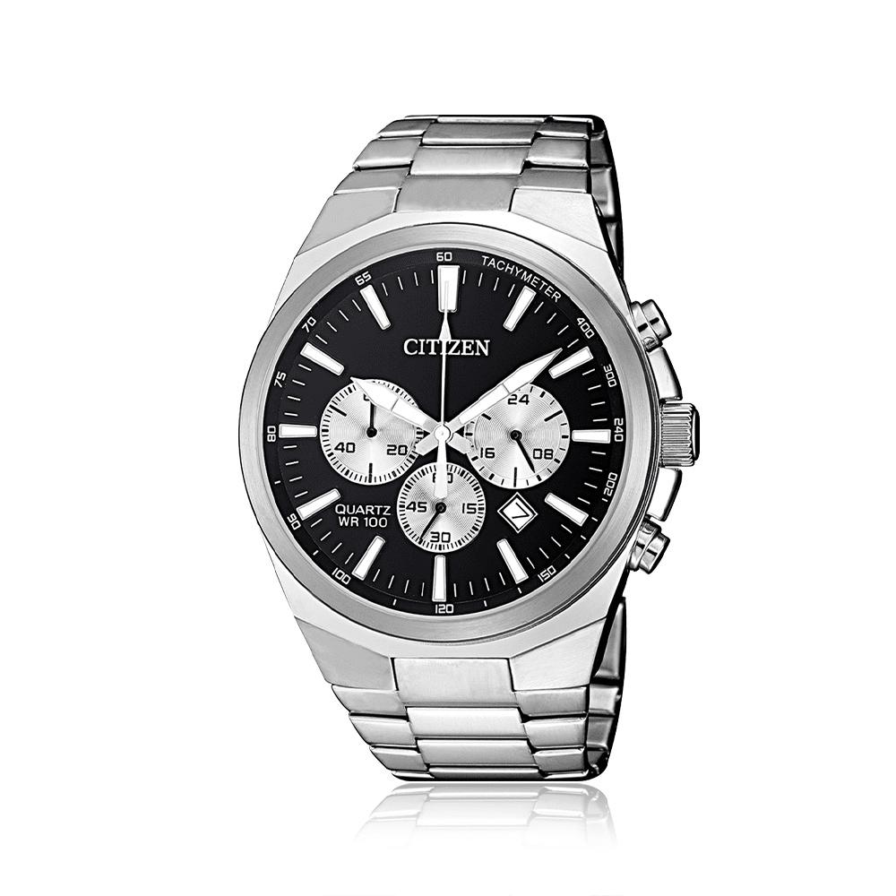 Citizen Chronograph Silver Tone Watch AN8170-59E Watches Citizen 