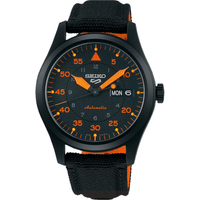 Seiko Flieger Street Black and Orange Men's Watch SRPH33K Watches Seiko 