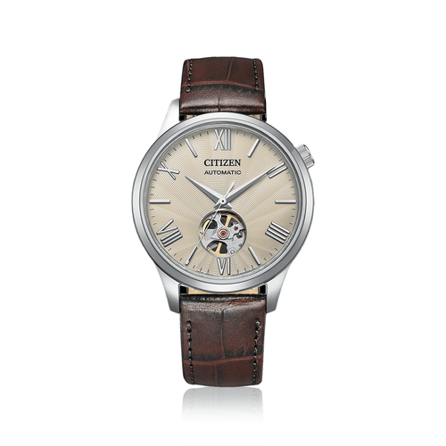 Citizen Dress Silver and Brown Watch NH9130-17A Watches Citizen 