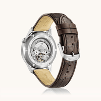 Citizen Dress Silver and Brown Watch NH9130-17A Watches Citizen 