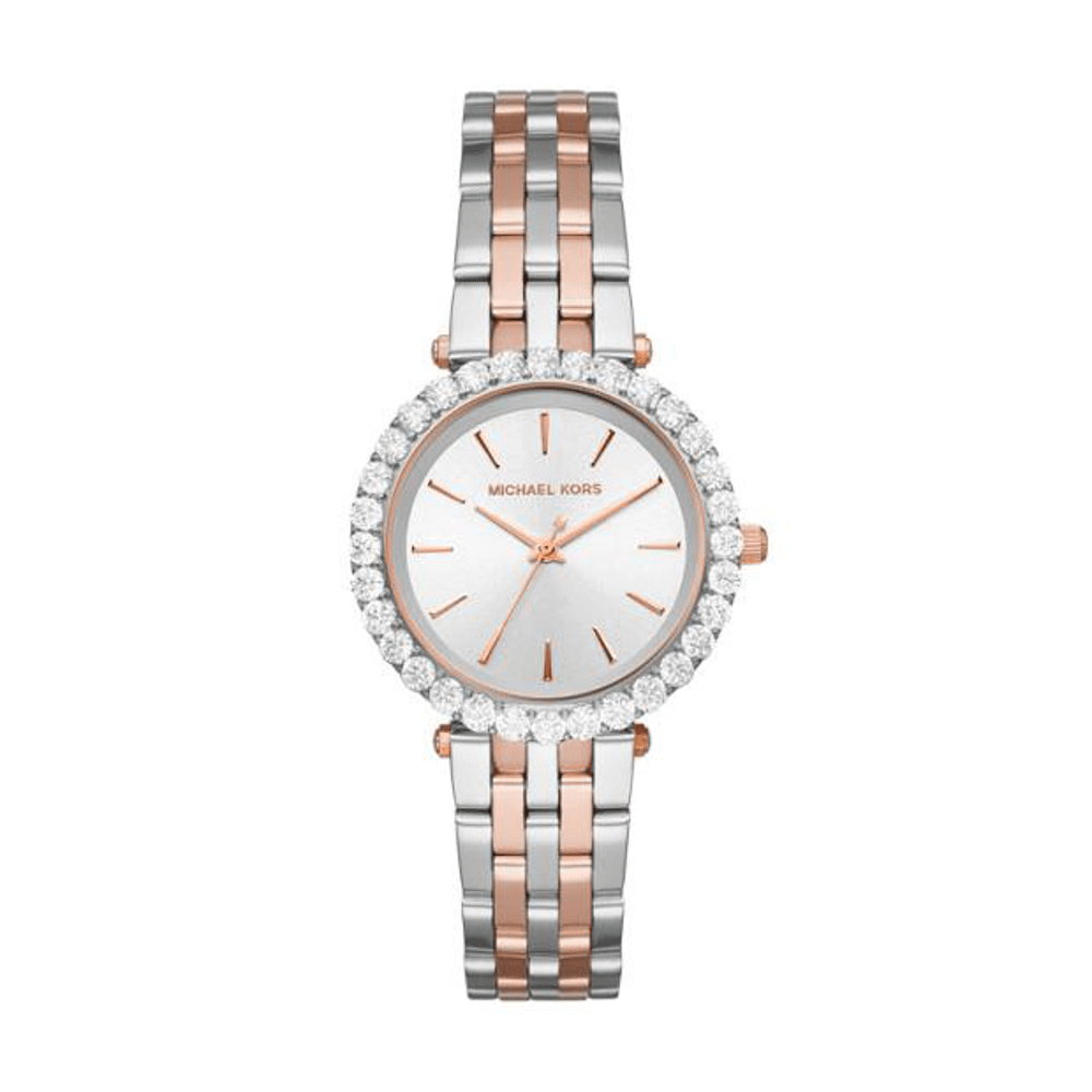Michael Kors Darci Two Tone Analogue Watch Bevilles Jewellers 