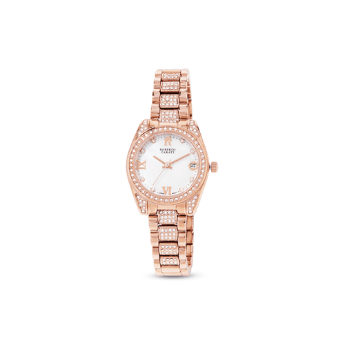Roberto Carati Luna Rose Gold Tone and Mother of Pearl Watch Watches Roberto Carati 