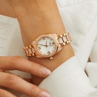 Roberto Carati Luna Rose Gold Tone and Mother of Pearl Watch Watches Roberto Carati 