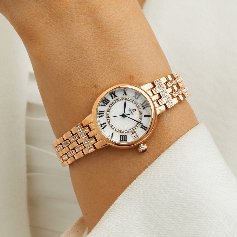 Roberto Carati Audrey Quartz Rose Gold Tone Watch M9090-V5 Watches Roberto Carati 
