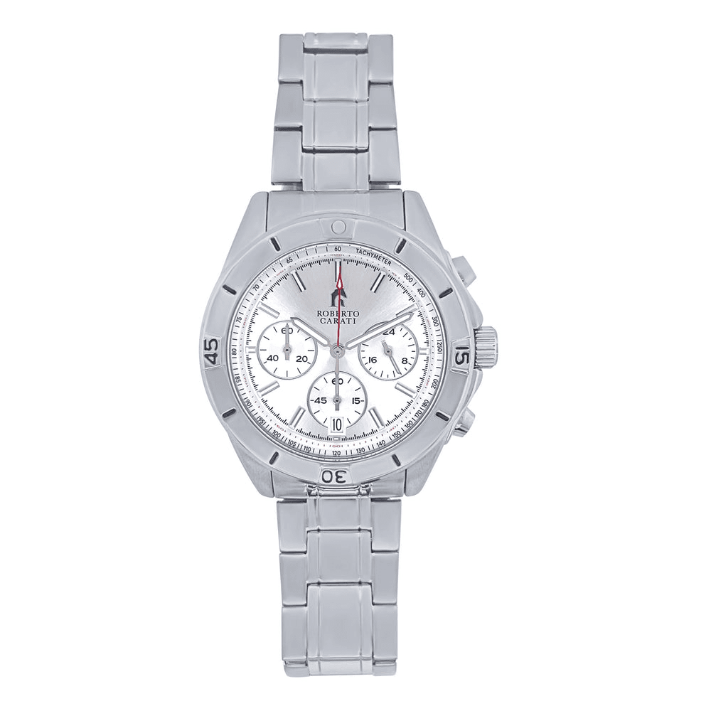 Roberto Carati Apollo Silver Toned Men's Watch AW6011-V5 Watches Roberto Carati 