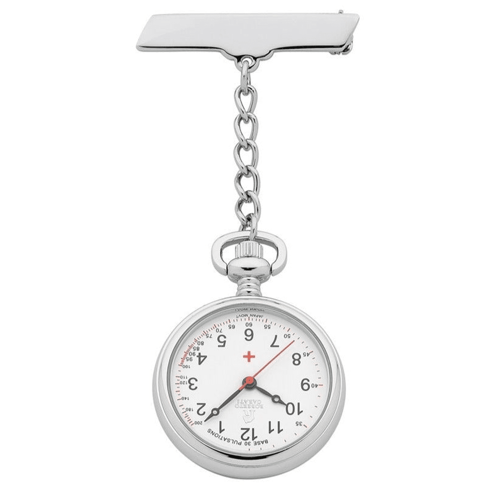 Roberto Carati Silver Tone Nurses Watch Watches Roberto Carati 