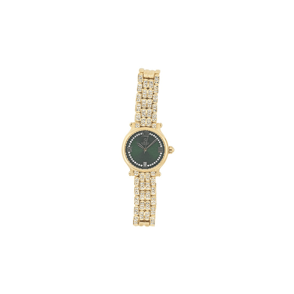 Roberto Carati Tina Green Face Gold Tone Watch M9148-V4 Watches Roberto Carati 