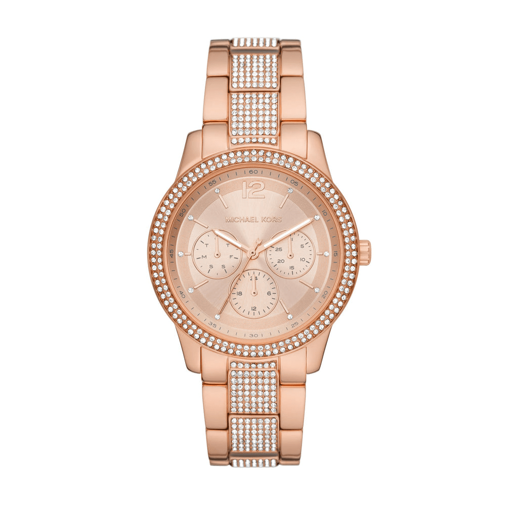 Michael Kors Tibby Rose Gold Women's Watch MK7293 Bevilles Jewellers 