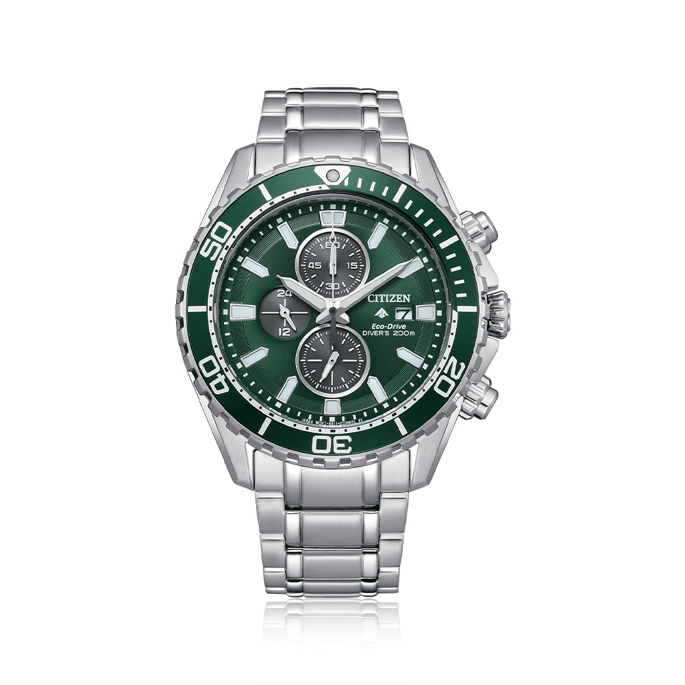 Citizen Promaster Marine Green and Silver Tone Watch CA0820-50X Watches Citizen 