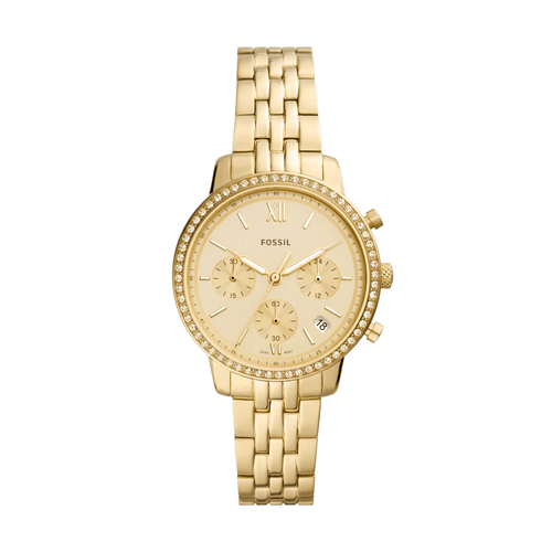 Fossil Neutra Gold Women's Watch ES5219 Bevilles Jewellers 