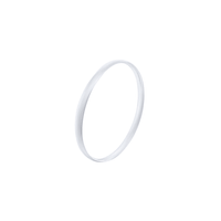 5.4mm by 60mm Solid Half Round Bangle in Sterling Silver Bangles Bevilles 