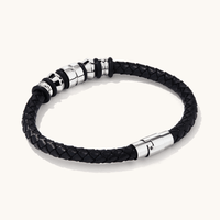 21.5cm Stainless Steel 5 Charm Men's Bracelet Bracelets Bevilles 