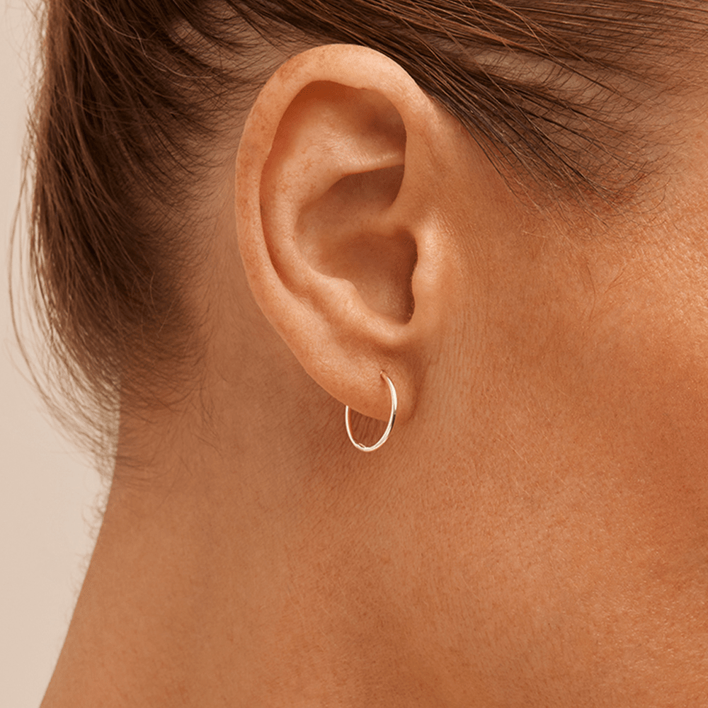 12mm Sleeper in Sterling Silver Earrings Bevilles 