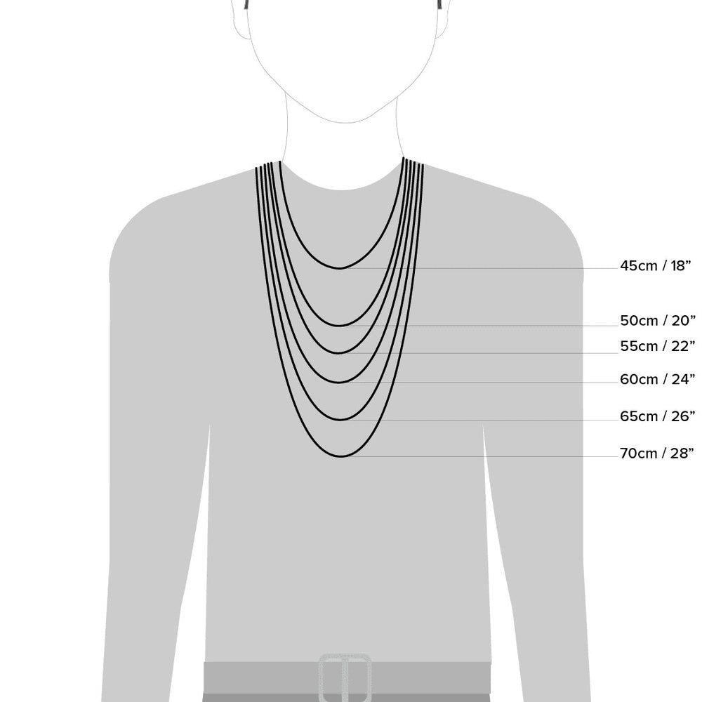 Stainless Steel Gold Colour Men's Curb Chain Necklace 65cm Necklaces Bevilles 